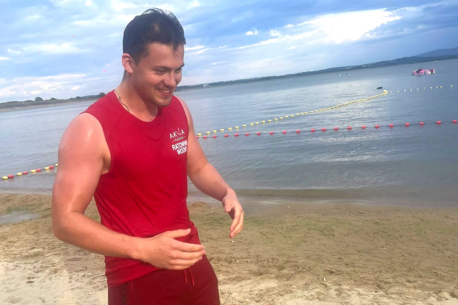 Ratownik z Akwa Mariny uratował dziecko