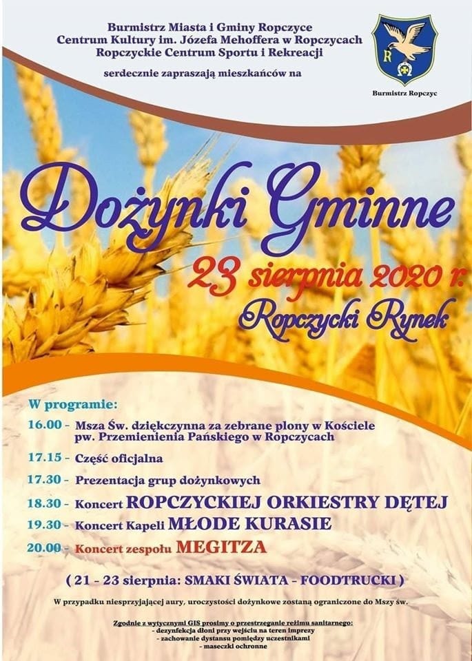 Read article: Niedługo Gminne Dożynki