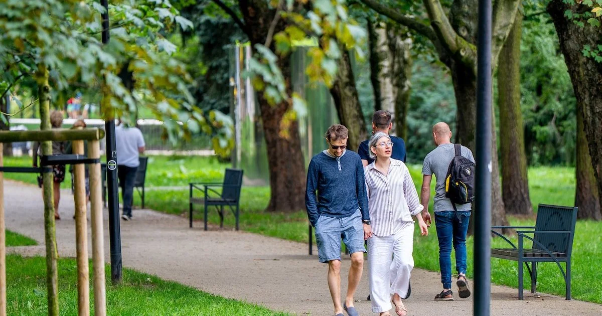 Relaks wśród zieleni. Letni dzień w Parku Staromiejskim