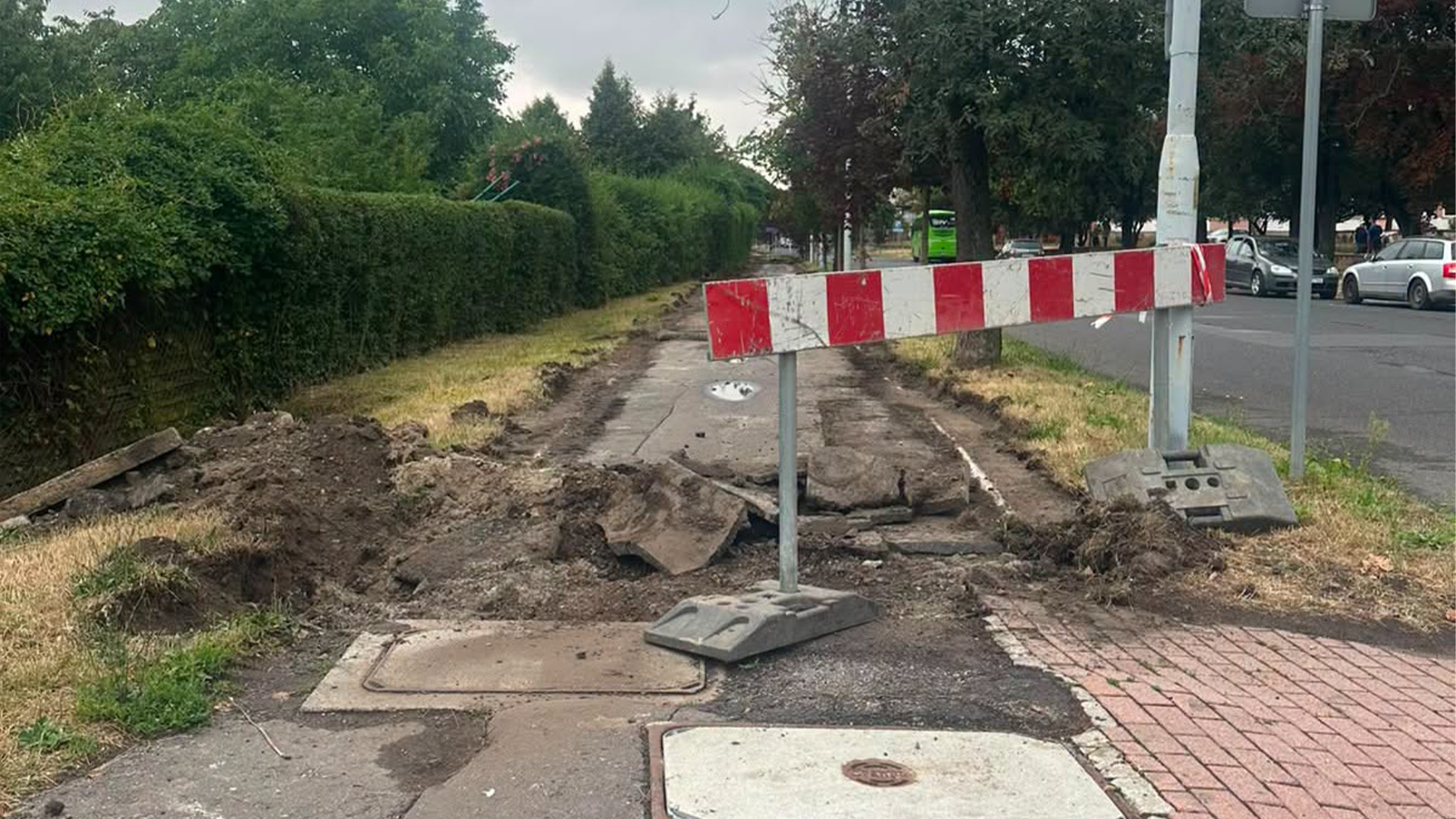 Remont chodnika przy ul. Fabrycznej w Brzegu