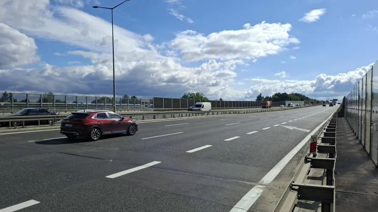 Most nas Serafą w ciągu autostrady A4 pomiędzy węzłem Kraków Wieliczka a Kraków Bieżanów