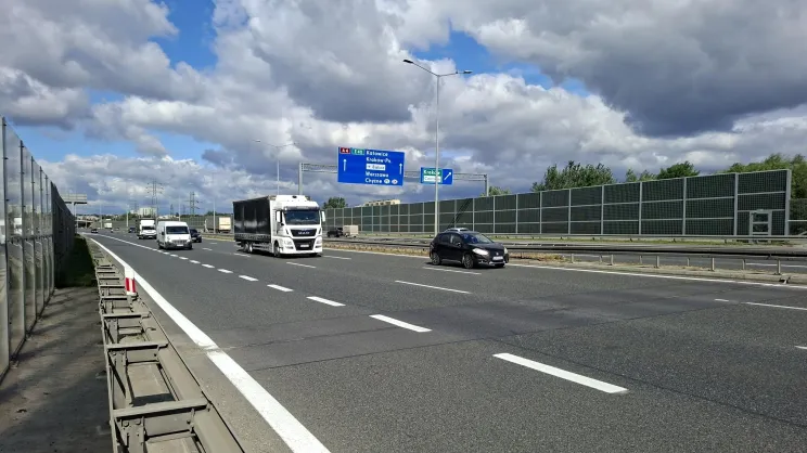 Most nas Serafą w ciągu autostrady A4 pomiędzy węzłem Kraków Wieliczka a Kraków Bieżanów