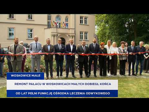 Remont pałacu w Woskowicach Małych dobiegł końca. Od lat pełni funkcję Ośrodka Leczenia Odwykowego