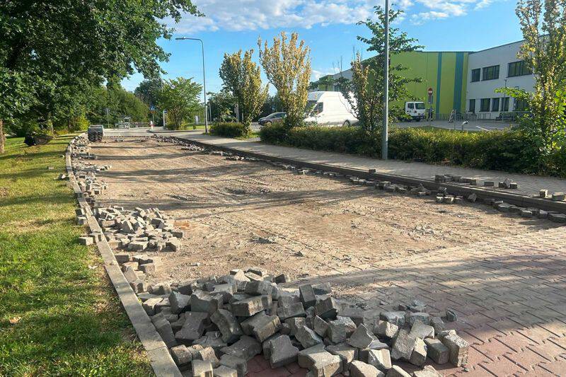 Remont ul. Winogronowej w Środzie Śląskiej wystartował. Obowiązuje tymczasowa organizacja ruchu