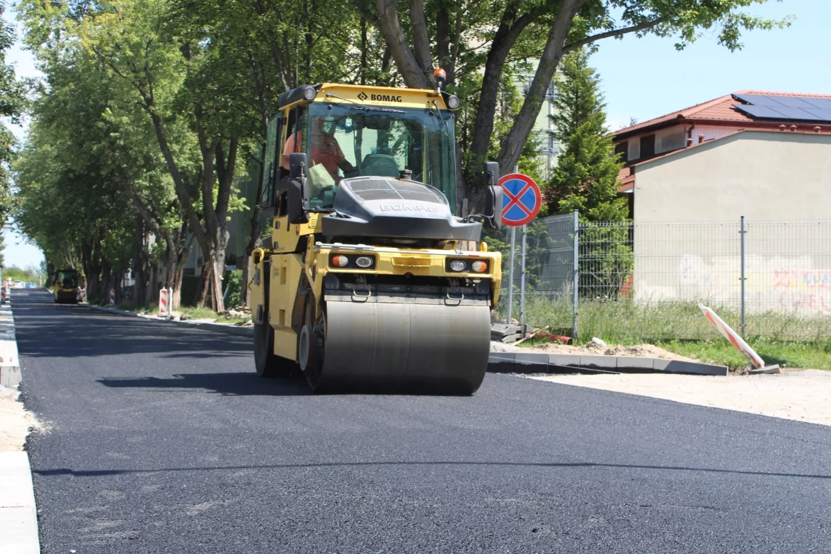 Remont ważnej ulicy na Górnej na finiszu. Inwestycja ma już dwumiesięczne opóźnienie