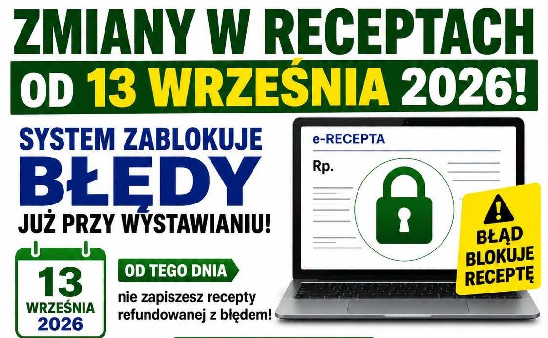 Rewolucja w aptekach już jesienią. Jeden błąd i lekarz nie wypisze recepty?