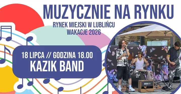 Rock na początek, taniec na finał. Muzyczny wieczór na Rynku w Lublińcu