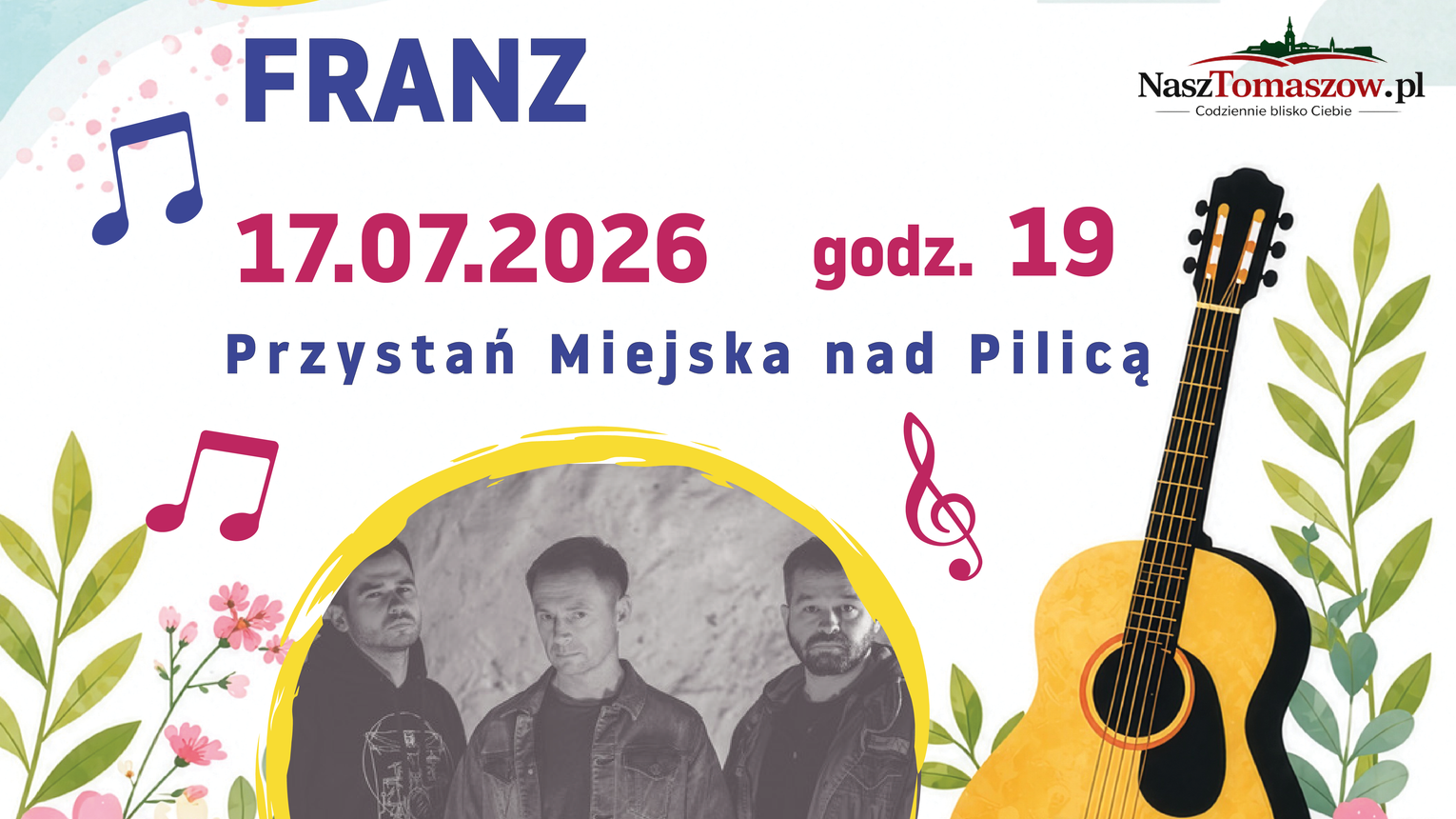 Rock nad Pilicą. FRANZ zagra na Letniej Scenie Artystycznej