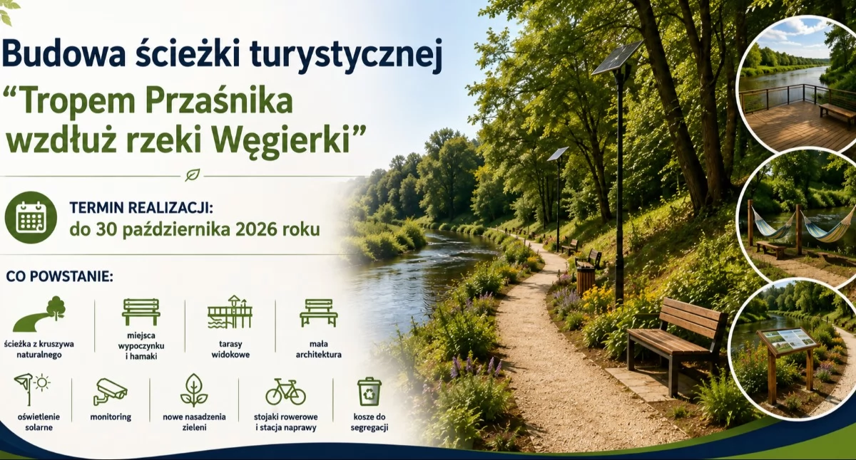 Rusza budowa ścieżki „Tropem Przaśnika”. Dolina Węgierki zyska nową atrakcję turystyczną
