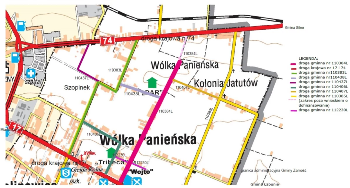 Rusza rozbudowa drogi w Wólce Panieńskiej pod Zamościem. Będą utrudnienia