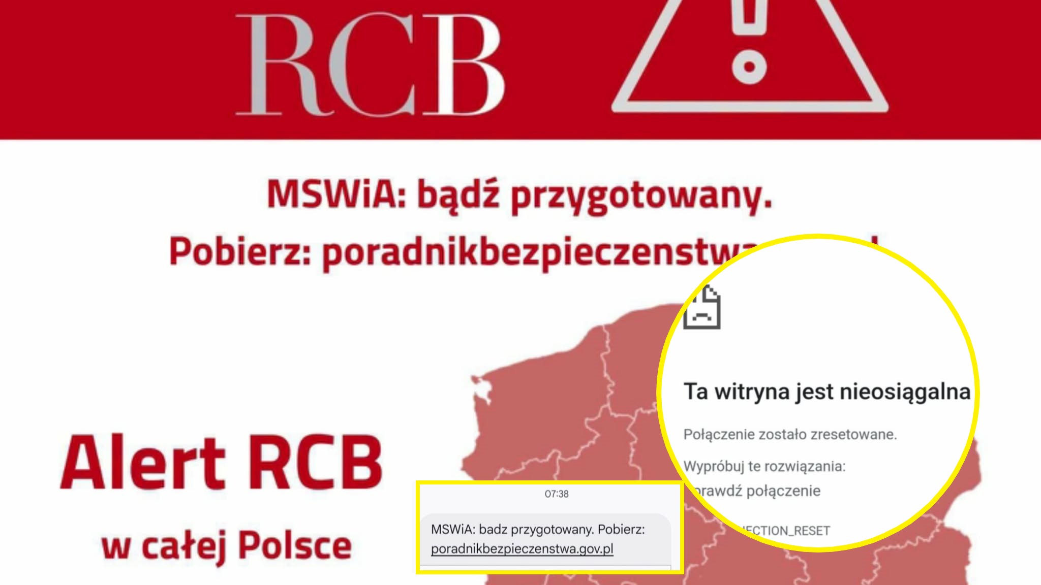 Rządowy SMS trafił do mieszkańców. Nie wszystko poszło zgodnie z planem