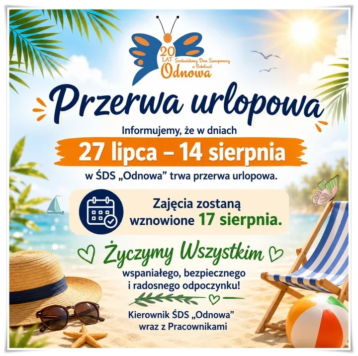 ŚDS „Odnowa” w Bobolicach robi wakacyjną przerwę