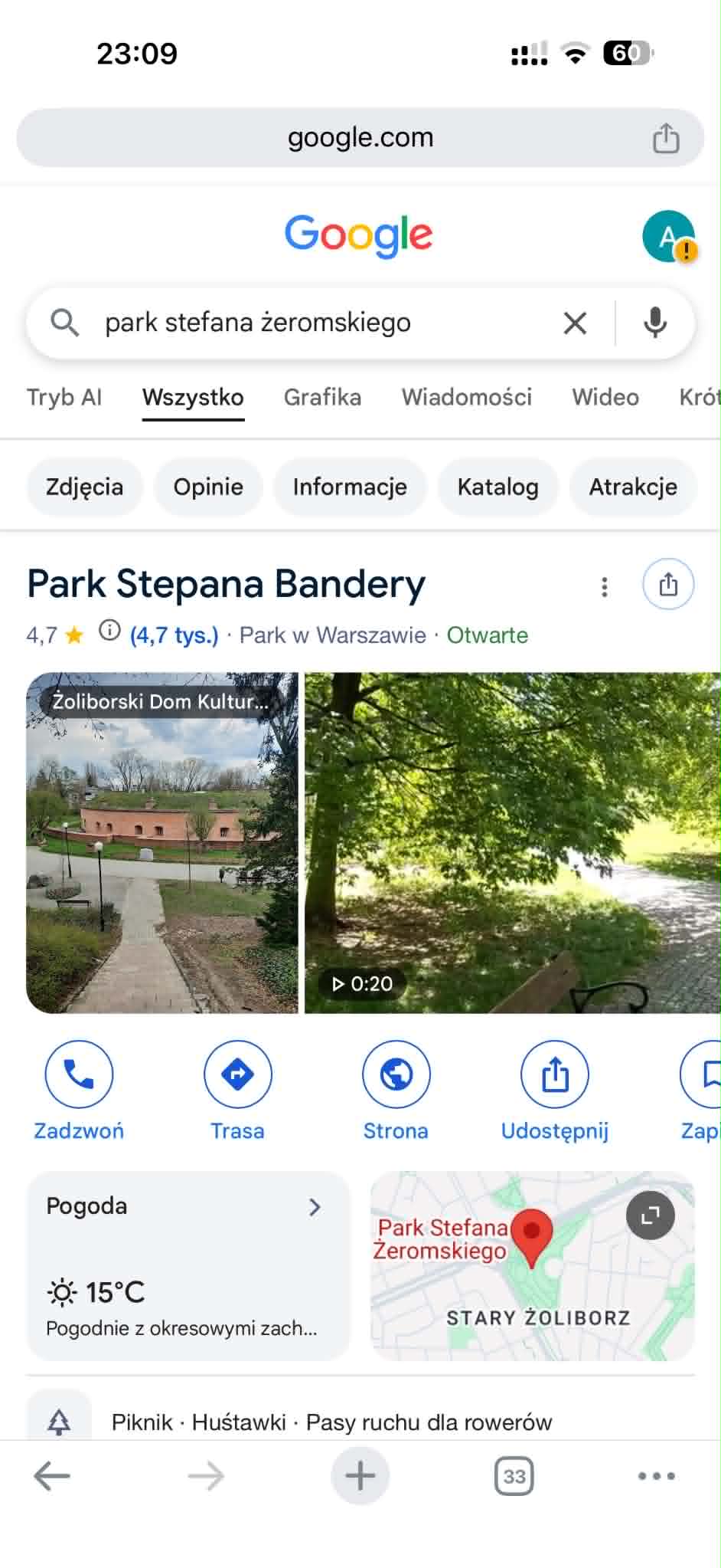 Fot. Screen z wyszukiwarki Google.