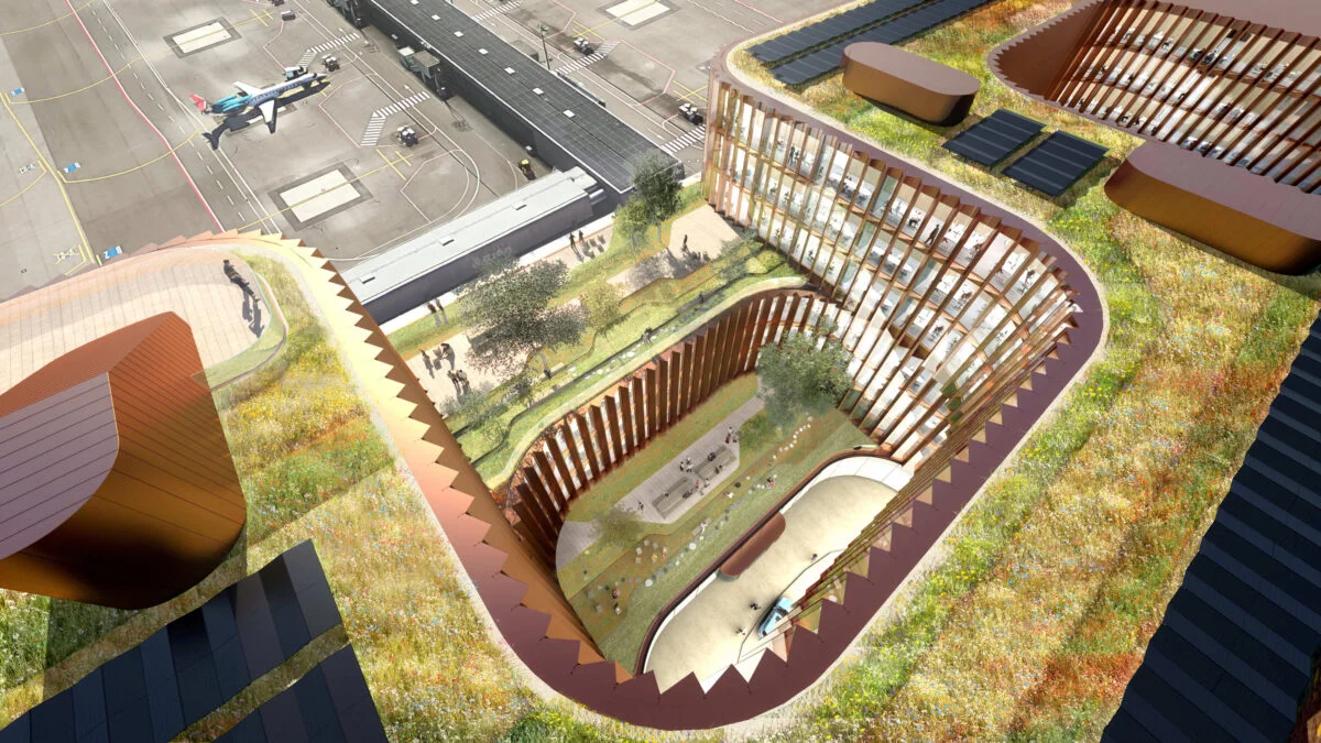 Skypark w Luksemburgu. Gdy drewno spotyka inżynierską precyzję.