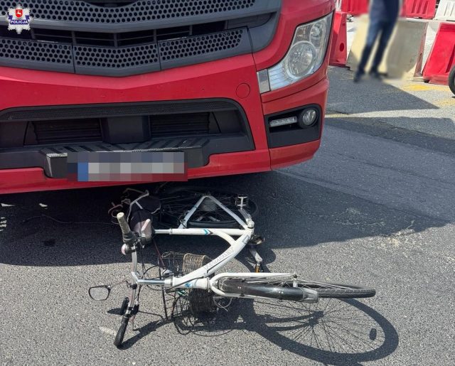 Śmiertelne potrącenie rowerzysty na obwodnicy Lubartowa. Policja szuka świadków i nagrań