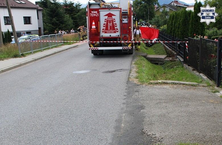Śmiertelny wypadek w Lipowej. Nie żyje 46-letni motocyklista