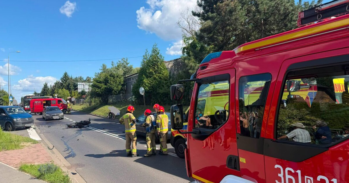 Śmiertelny wypadek. Zginął motocyklista