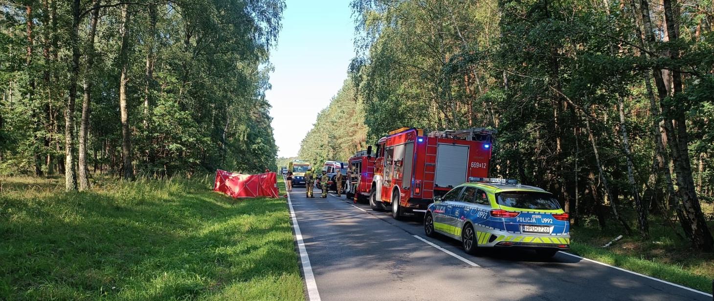 Śmigłowiec LPR i cztery karetki w akcji. Poważny wypadek pod Krajenką