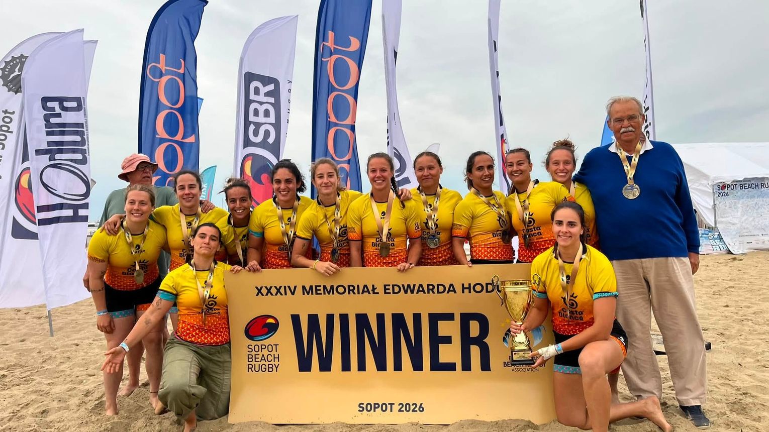 Sopot Beach Rugby - Hiszpanki, Włosi i weterani Lechii Gdańsk najlepsi na plaży