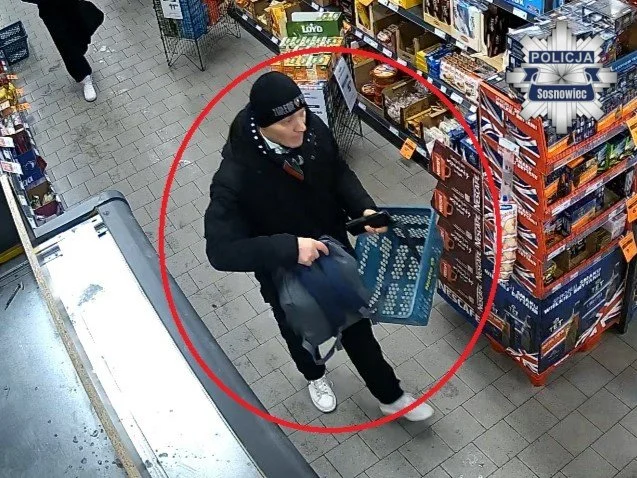 Sosnowiec: Policja szuka mężczyzny podejrzanego o kradzież sklepową w Milowicach