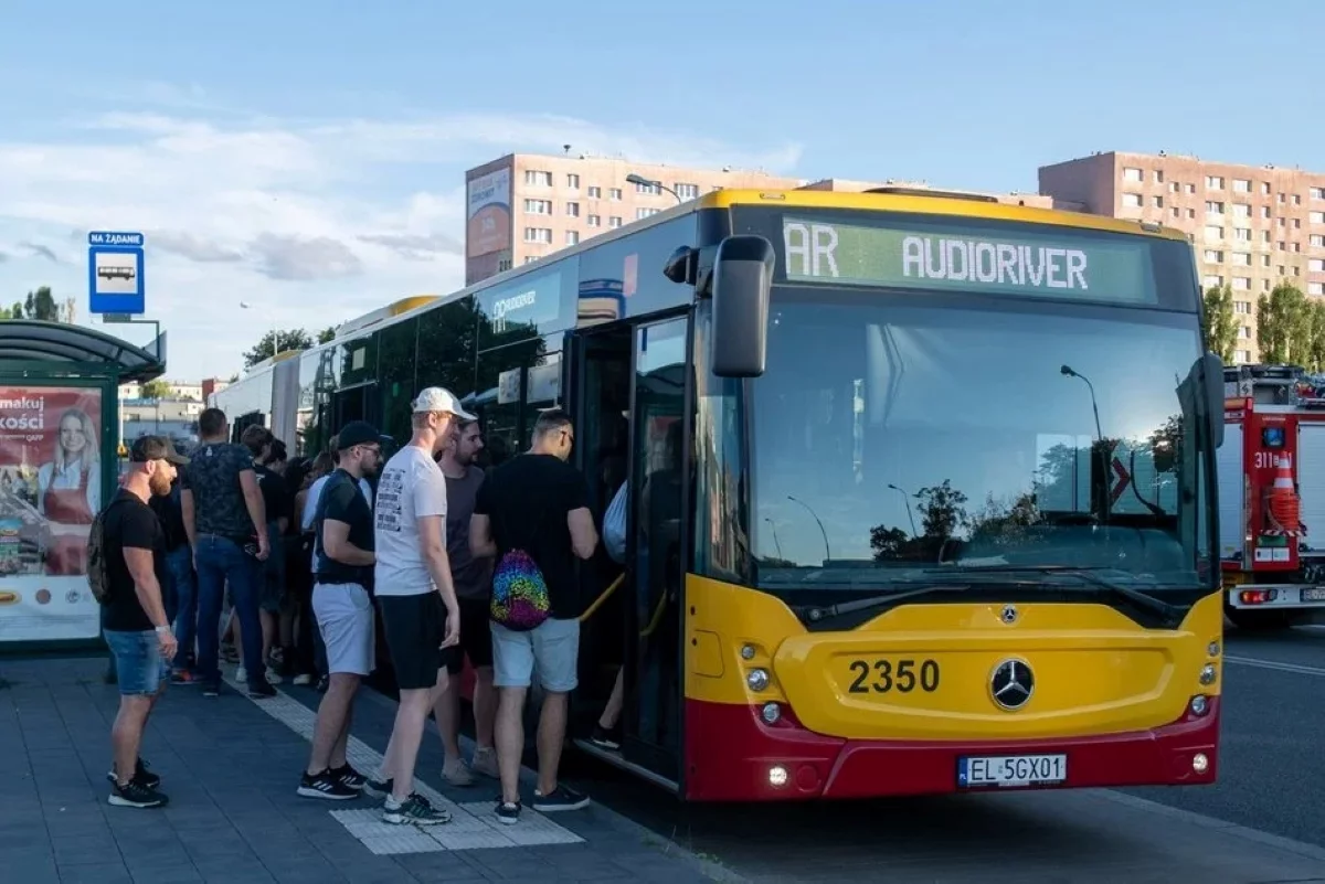 Specjalna linia autobusowa na Audioriver. Wiemy, kiedy będzie kursować