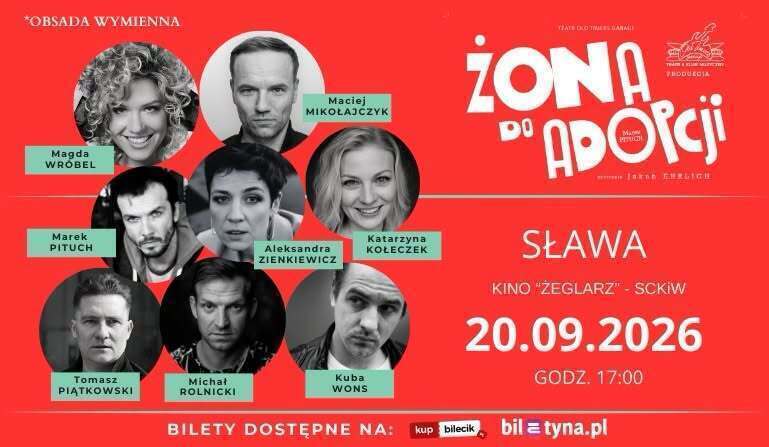 Spektakl „Żona do adopcji" w Kinie Żeglarz. Zostały ostatnie bilety