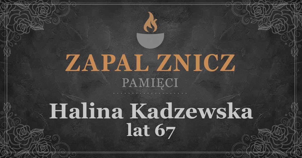 ŚPHalina Kadzewska1 rocznica śmierci2025-07-28Zapalonych zniczy (30)