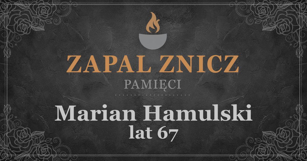 ŚPMarian Hamulski1 rocznica śmierci2025-07-25Zapalonych zniczy (22)