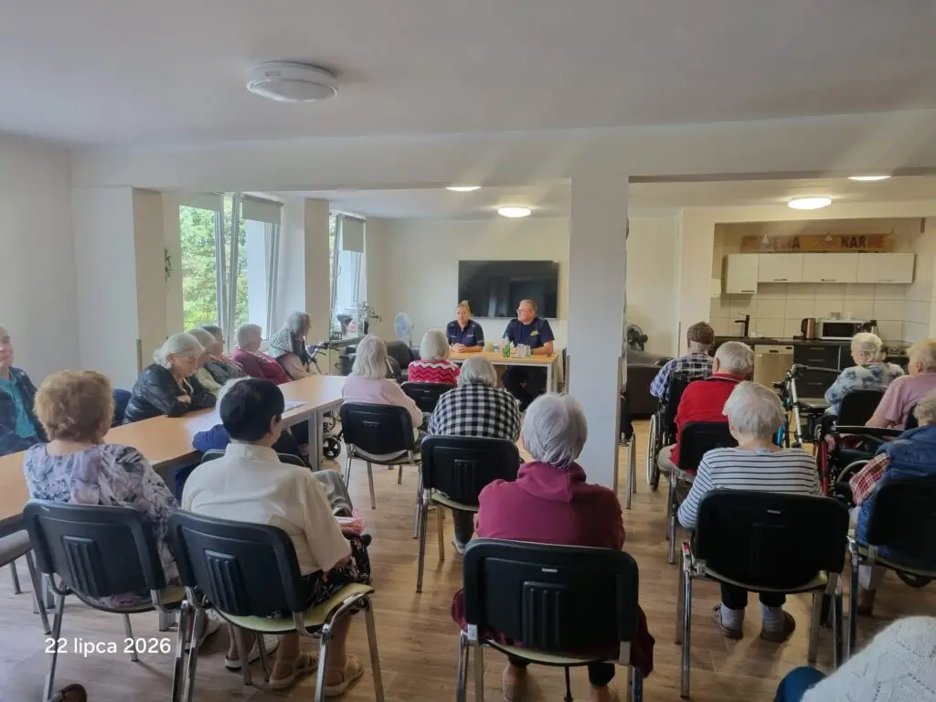 Spotkanie z seniorami w DPS „Pogodna Jesień”