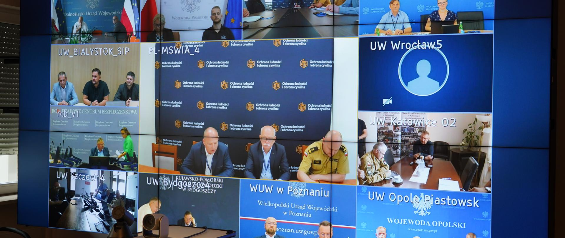 Wideokonferencja - ćwiczenia "Alarm 2026"