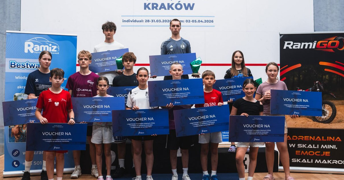 Squash Club Wałbrzych drugą najlepszą akademią w Polsce
