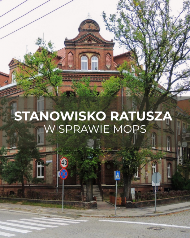 Stanowisko ratusza w sprawie MOPS