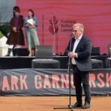 Starosta Tomasz Pleban na Jarmarku Garncarskim
