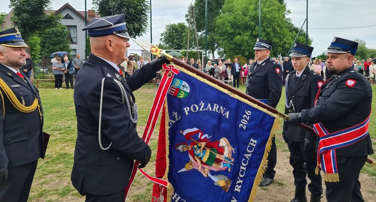 Sto lat służby i nowy sztandar. OSP Rycice świętowała wyjątkowy jubileusz
