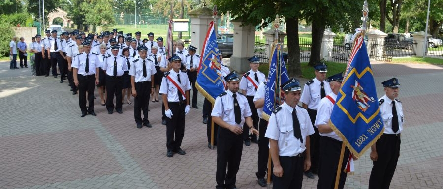 Strażacka pielgrzymka do Różanegostoku