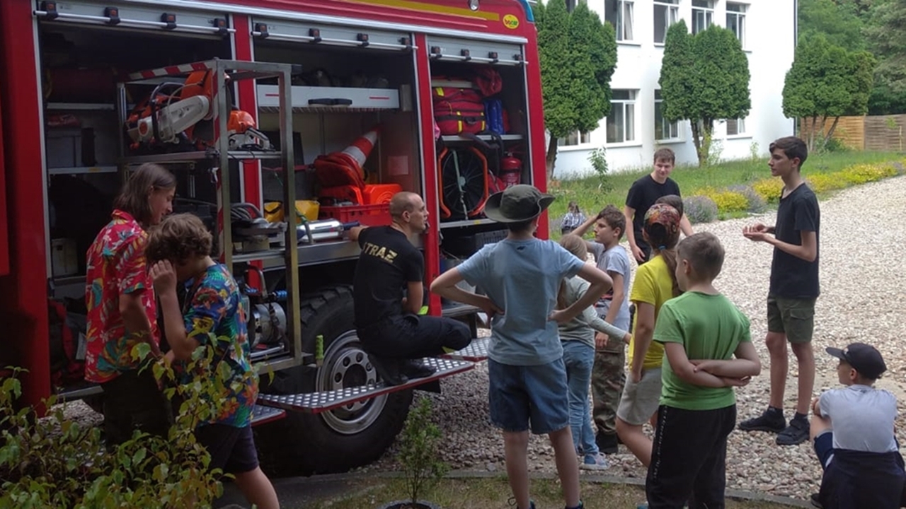 Strażacy czuwają nad bezpieczeństwem harcerzy. Obozy w powiecie nowodworskim pod stałym nadzorem