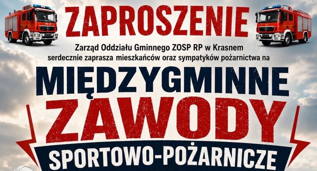 Strażacy z dwóch gmin zmierzą się w Krasnem. Przed nami Międzygminne Zawody Sportowo-Pożarnicze