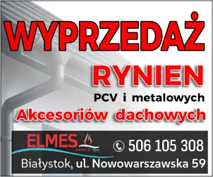 ELMES - wyprzedaż rynien, akcesoriów dachowych