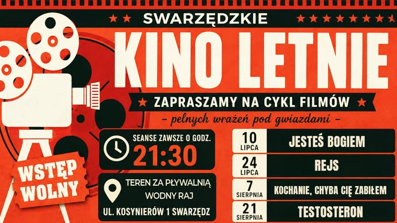 Swarzędzkie Kino Letnie powraca: cztery wieczory z polskim kinem