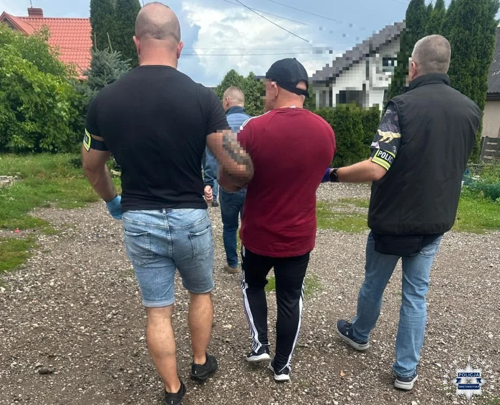 Świętokrzyscy „łowcy cieni” dopadli uciekiniera. 39-latek wpadł z kolejnymi narkotykami