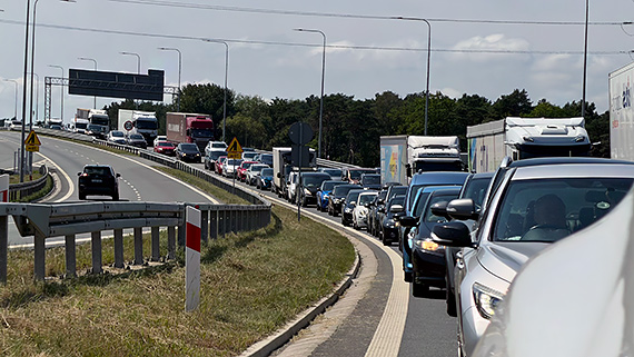 Świnoujście zakorkowane już na wjeździe