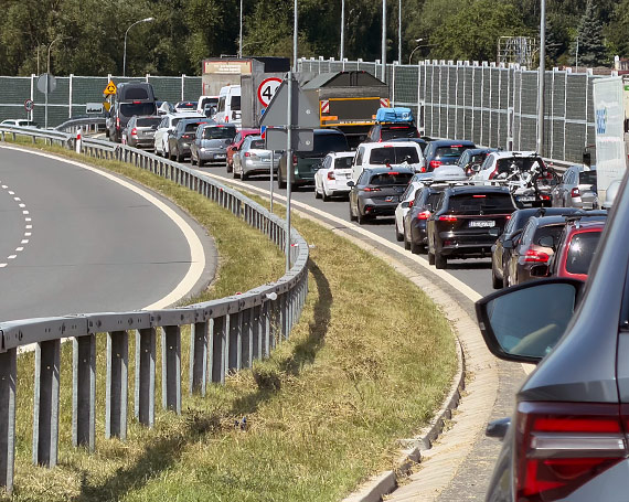 Świnoujście zakorkowane już na wjeździe