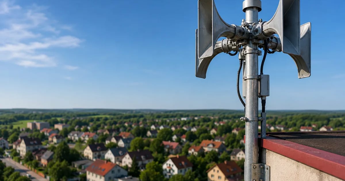 Syreny alarmowe w Żukowie. 1 sierpnia zabrzmi minutowy sygnał