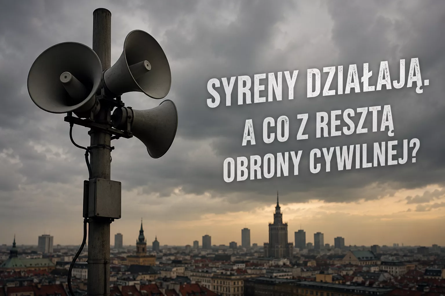 Syreny zawyły. A co z resztą obrony cywilnej?
