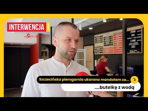 Szczecińska pierogarnia ukarana mandatem od Izby Skarbowej za... butelkę z wodą