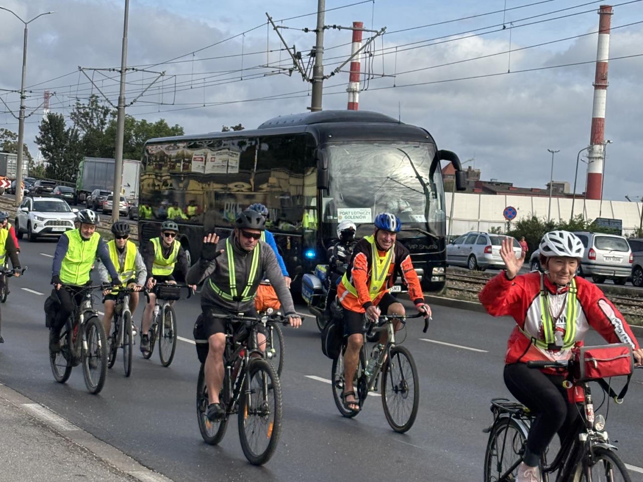 Szczecińska rowerowa zmierza na Jasną Górę