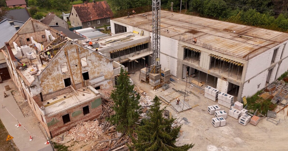 Szczodre: jak postępuje budowa nowej szkoły?