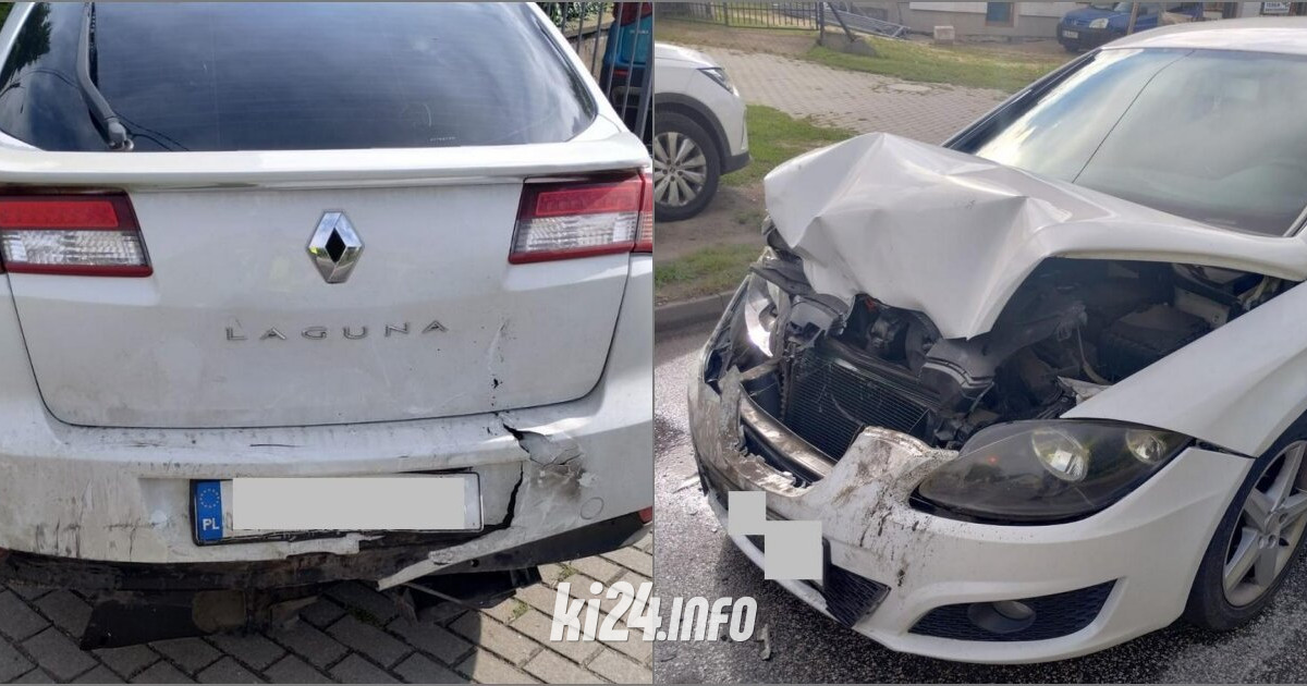 Tak kończy się jazda na zderzaku. Rozbite auta, mandat i punkty