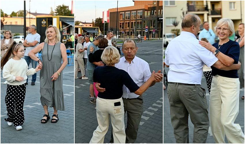 Taniec pod gołym niebem. Sobotnia potańcówka w Wysokiem Mazowieckiem