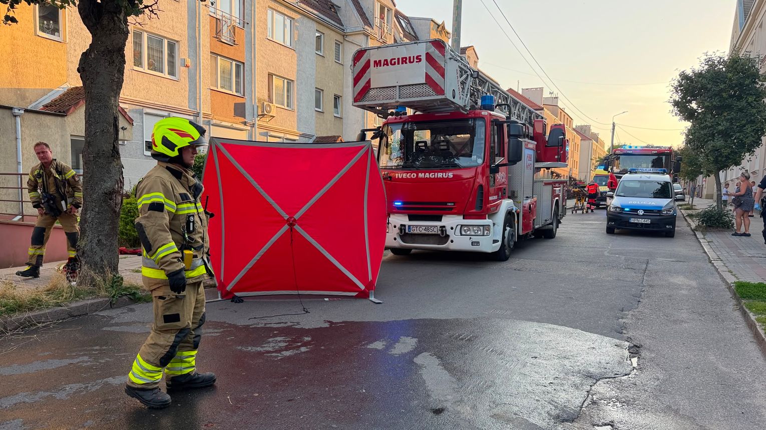 Tczew: Tragiczny pożar. Jedna osoba nie żyje